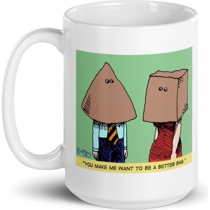 White Glossy Mug