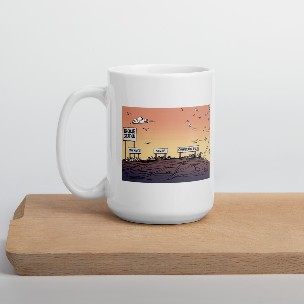 White Glossy Mug