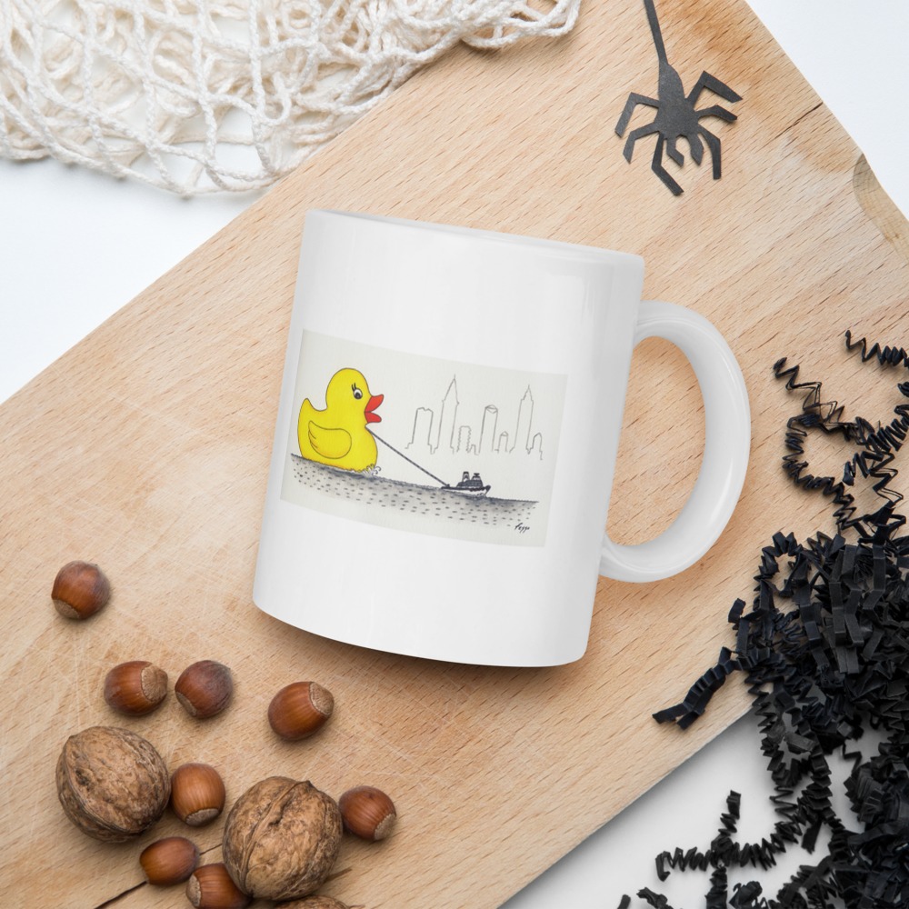 White Glossy Mug