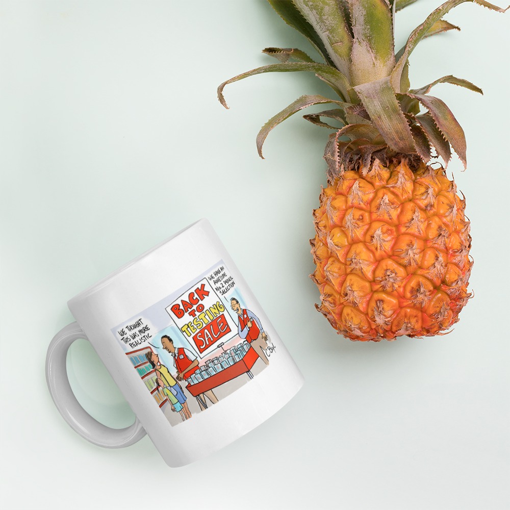 White Glossy Mug