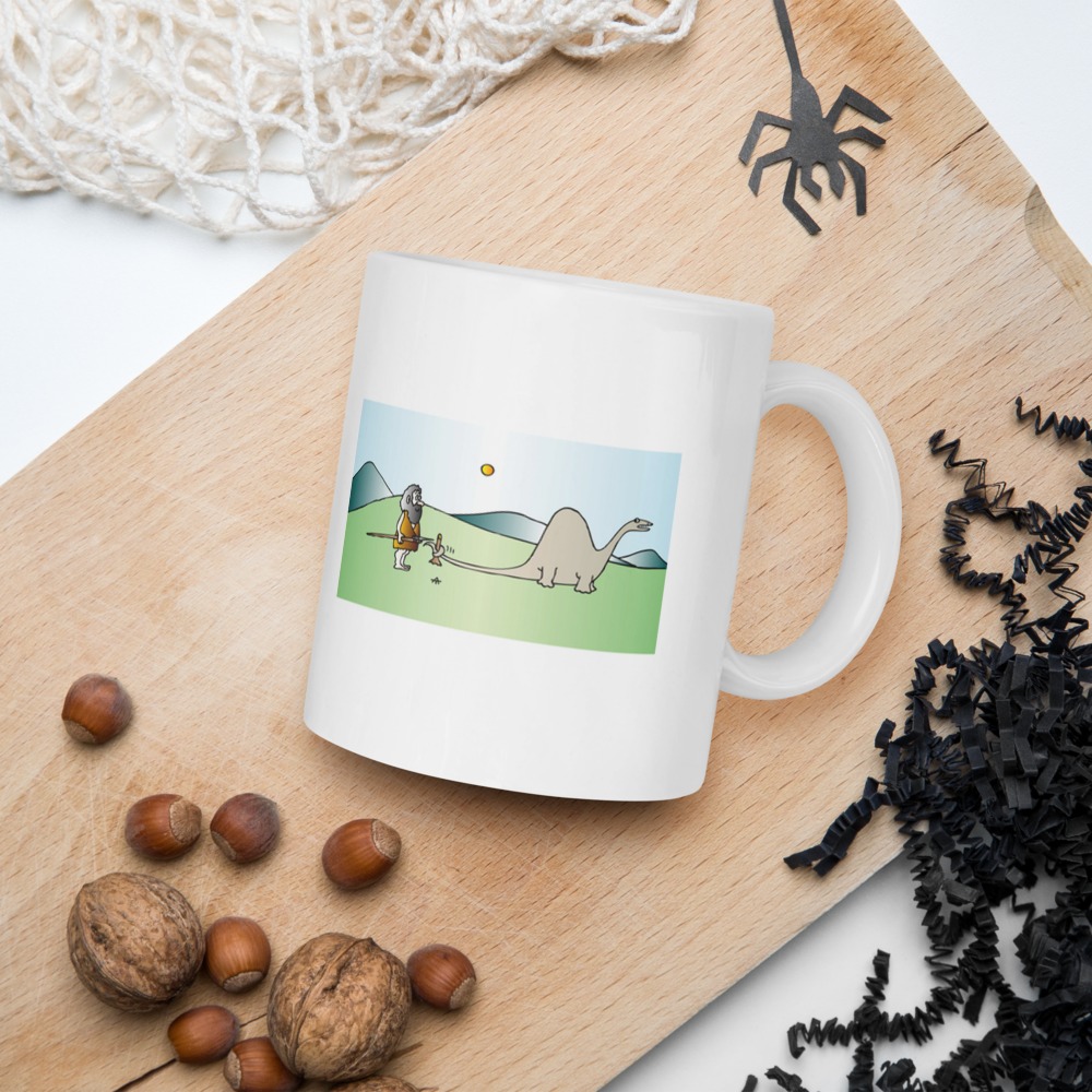 White Glossy Mug