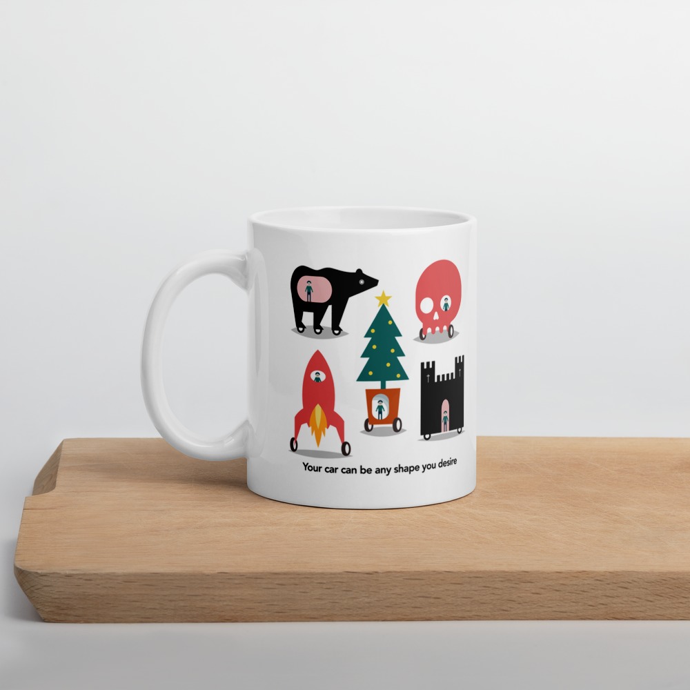White Glossy Mug