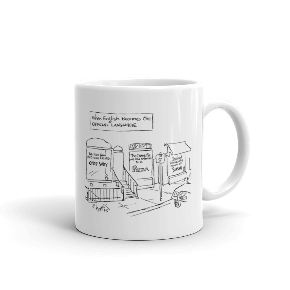 White Glossy Mug