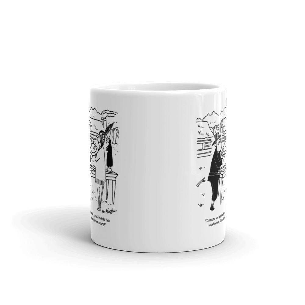 White Glossy Mug
