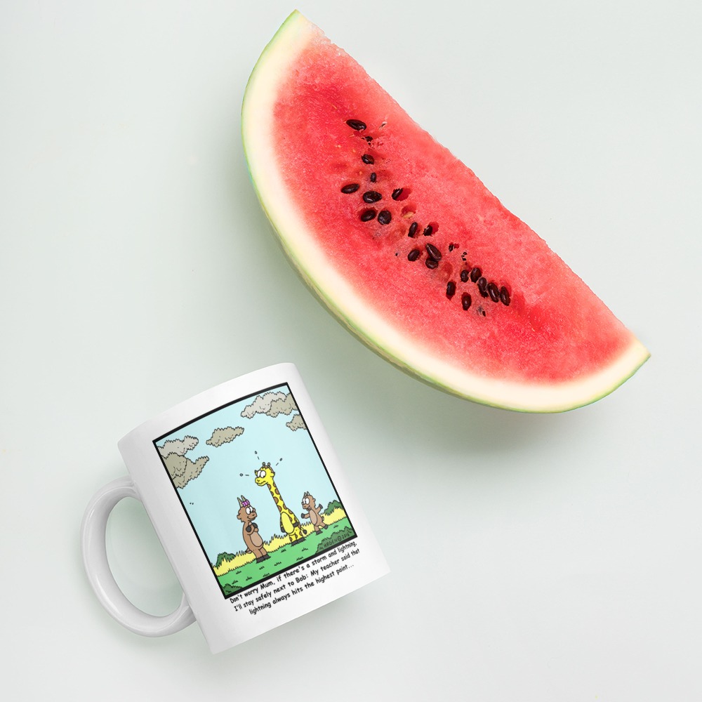 White Glossy Mug