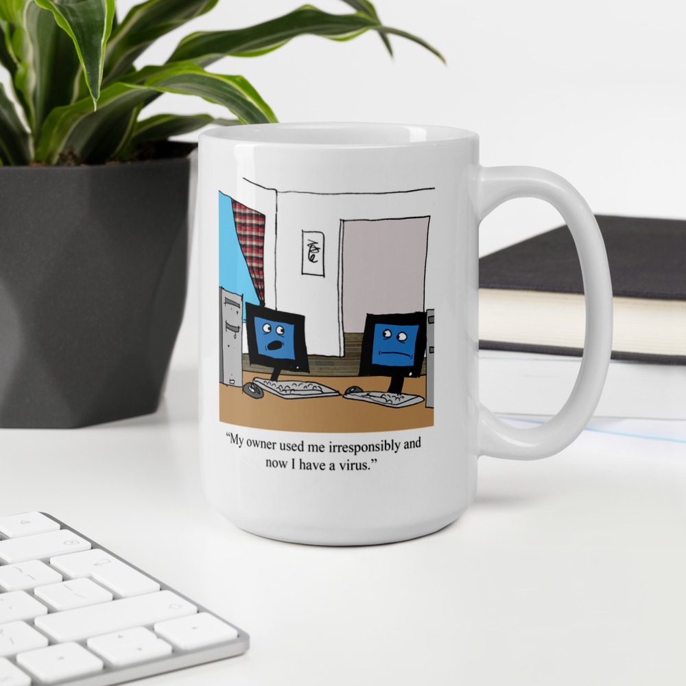 White Glossy Mug