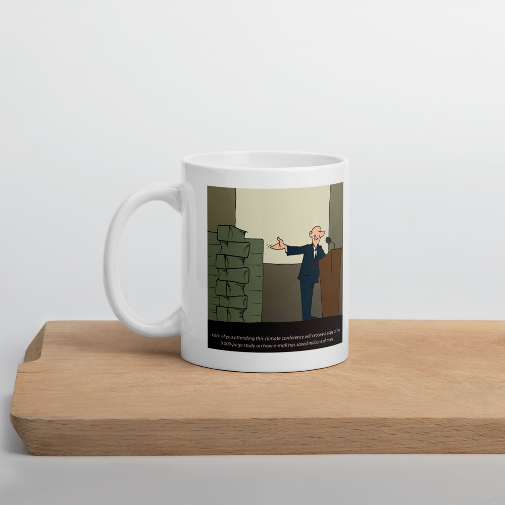 White Glossy Mug