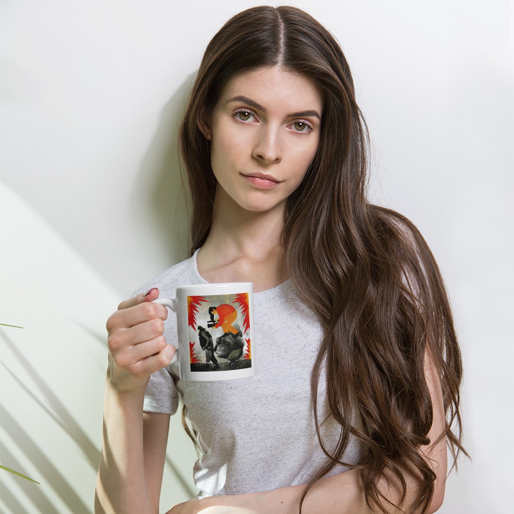 White Glossy Mug