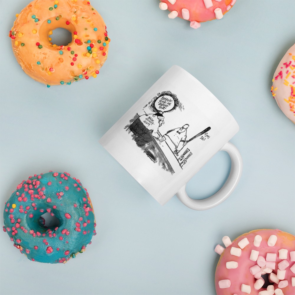 White Glossy Mug