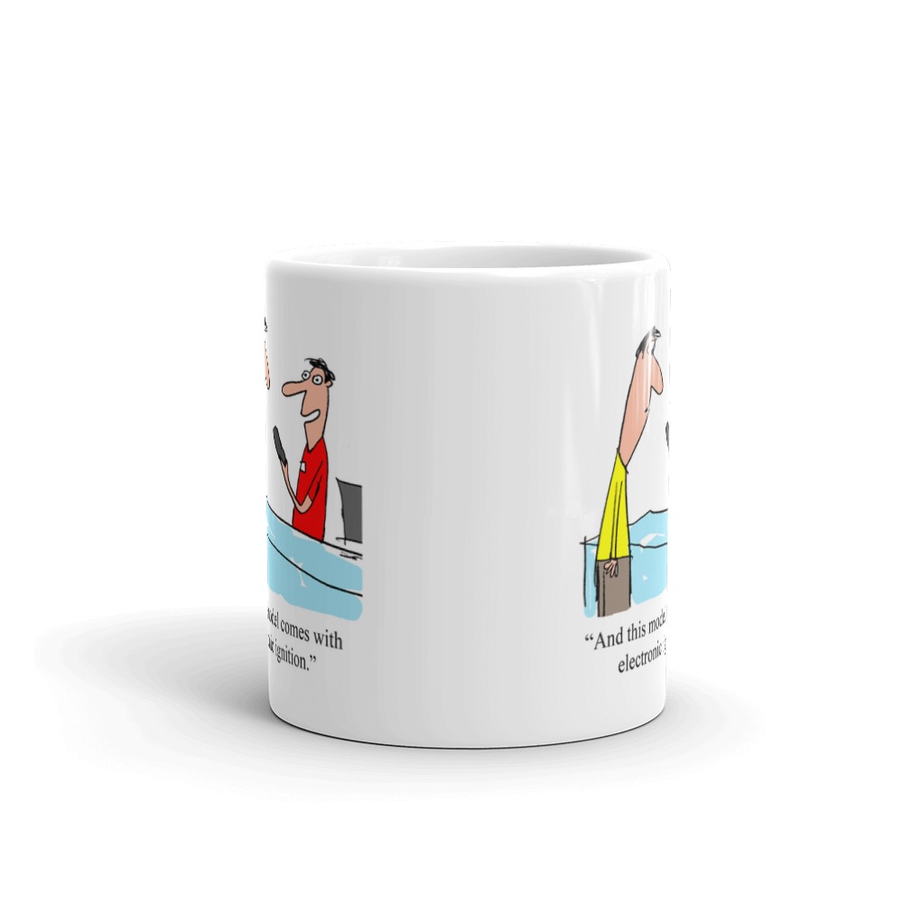 White Glossy Mug