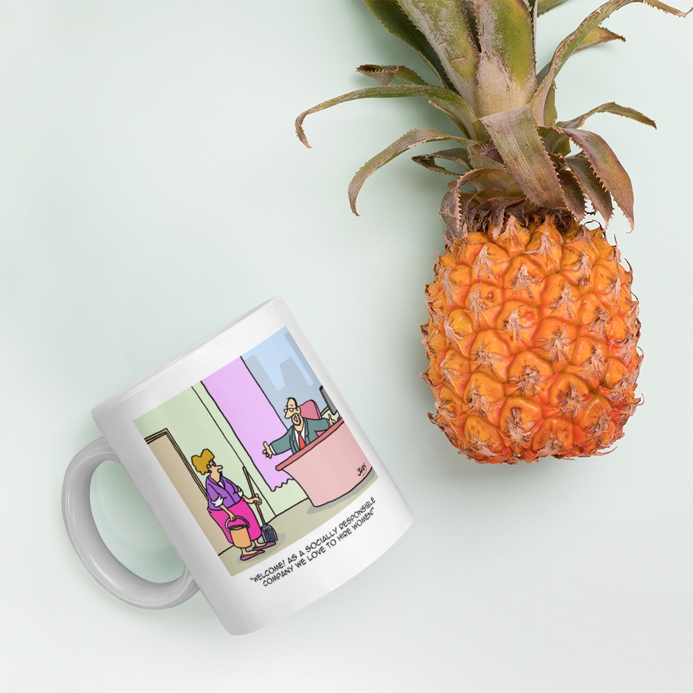 White Glossy Mug