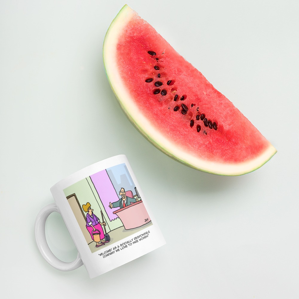 White Glossy Mug