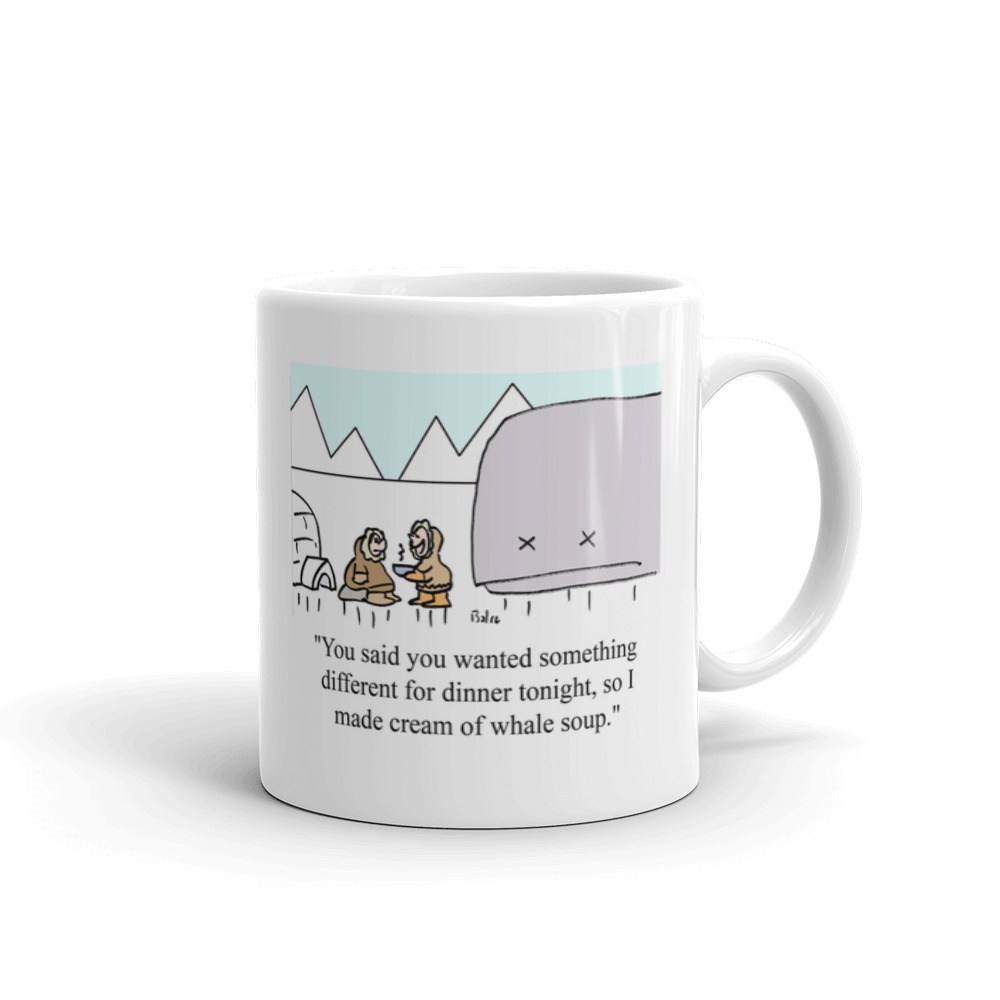 White Glossy Mug