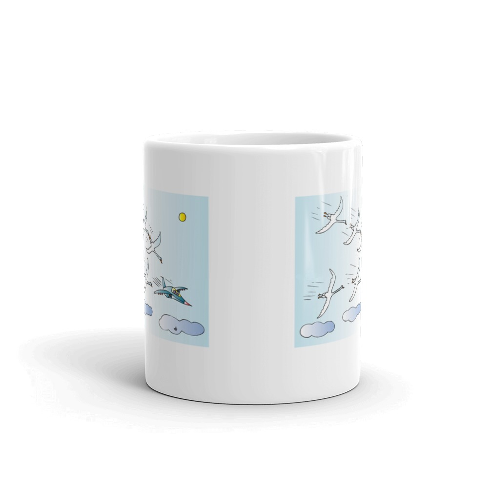White Glossy Mug