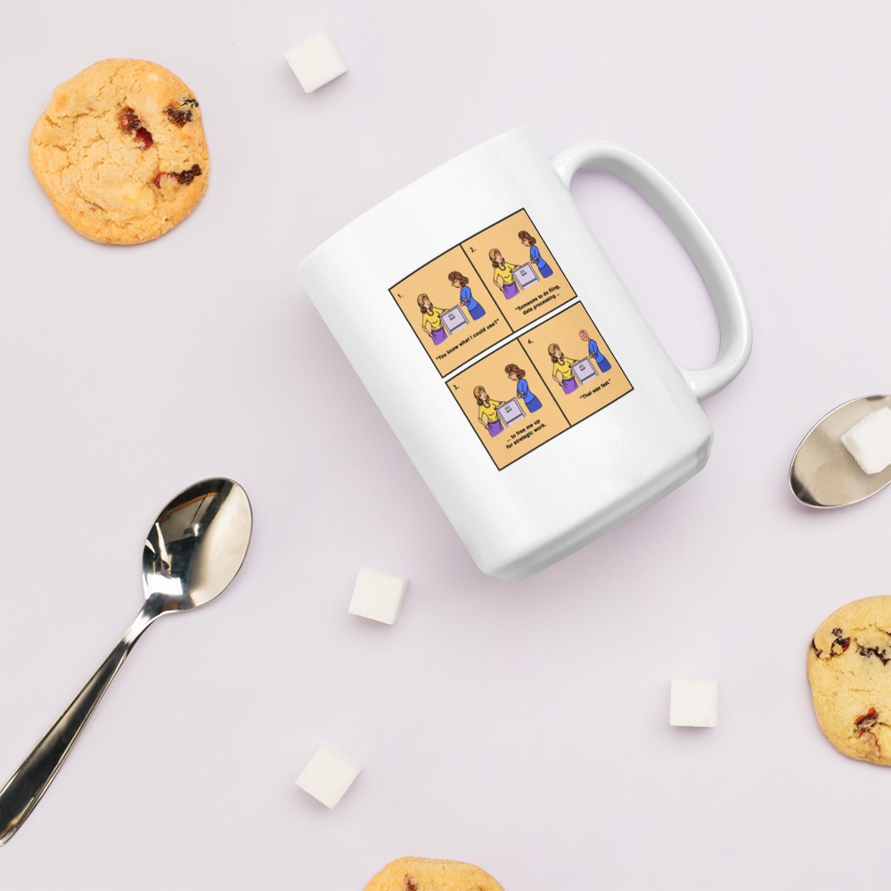 White Glossy Mug