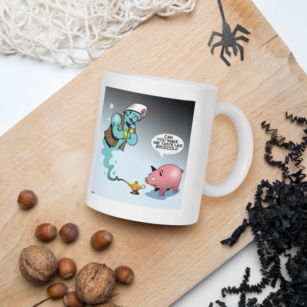 White Glossy Mug