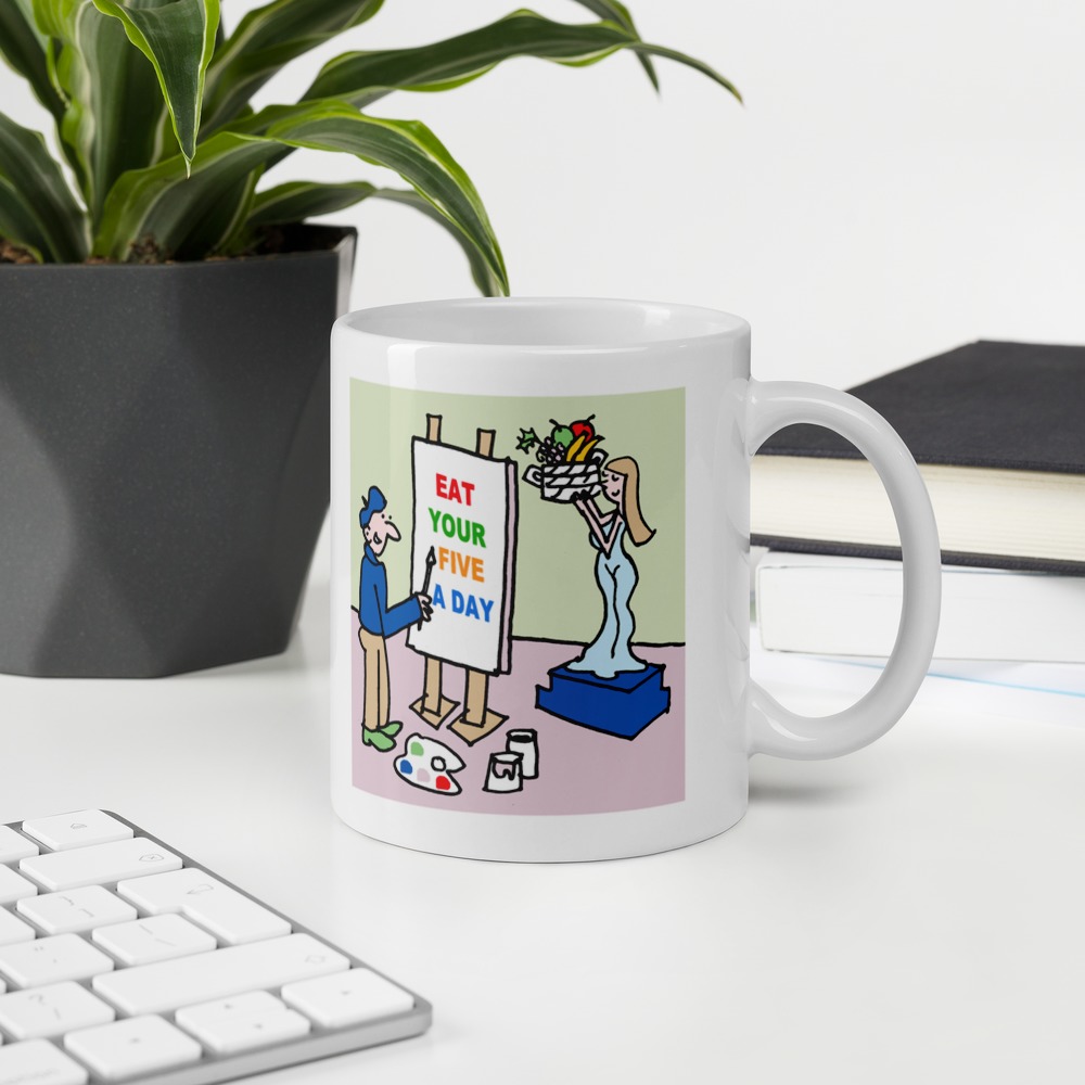 White Glossy Mug
