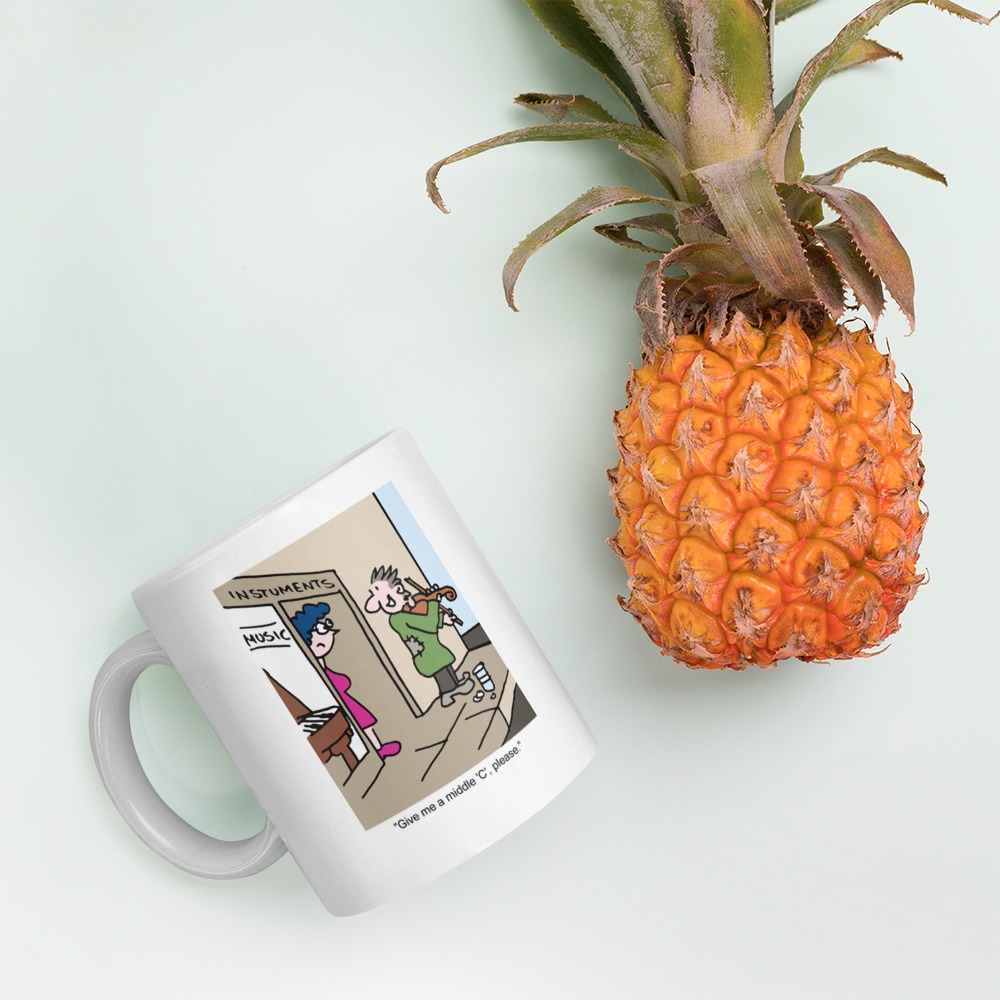 White Glossy Mug
