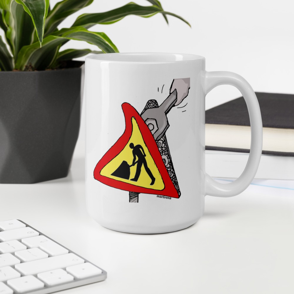 White Glossy Mug