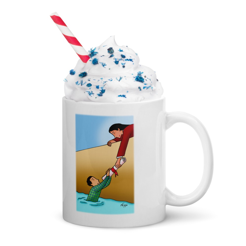 White Glossy Mug