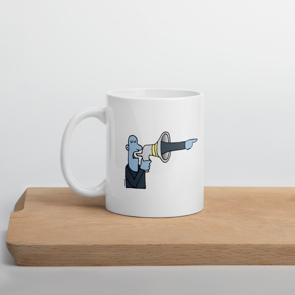 White Glossy Mug