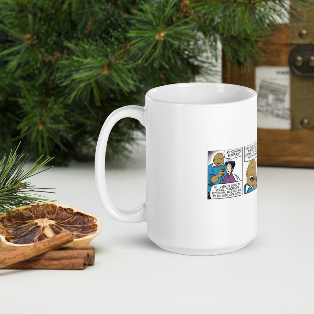 White Glossy Mug