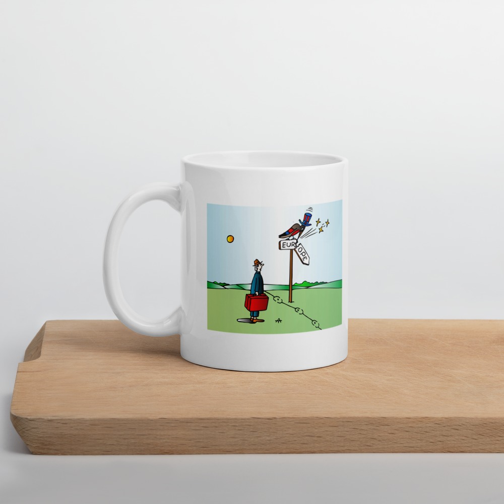 White Glossy Mug