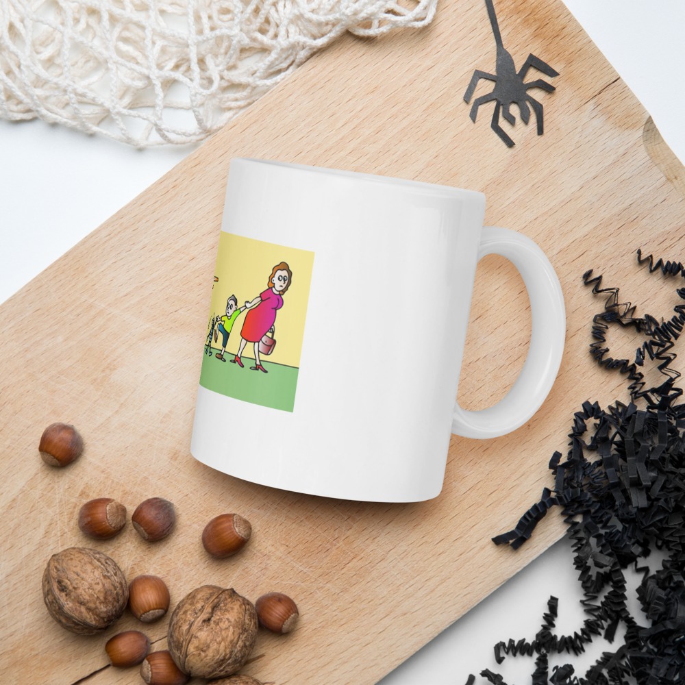 White Glossy Mug