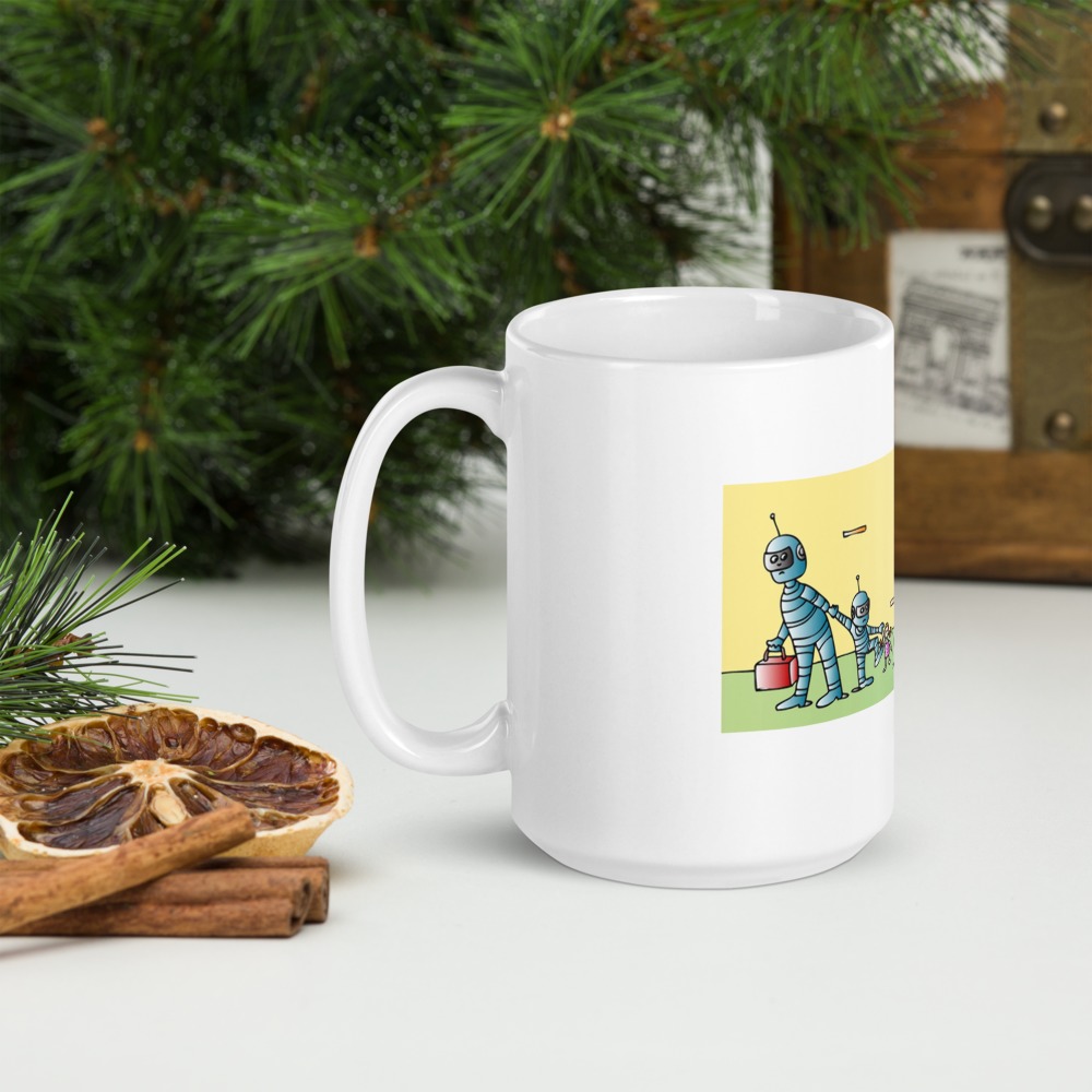White Glossy Mug