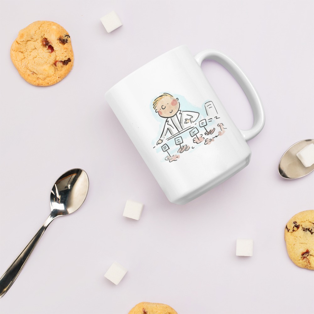 White Glossy Mug