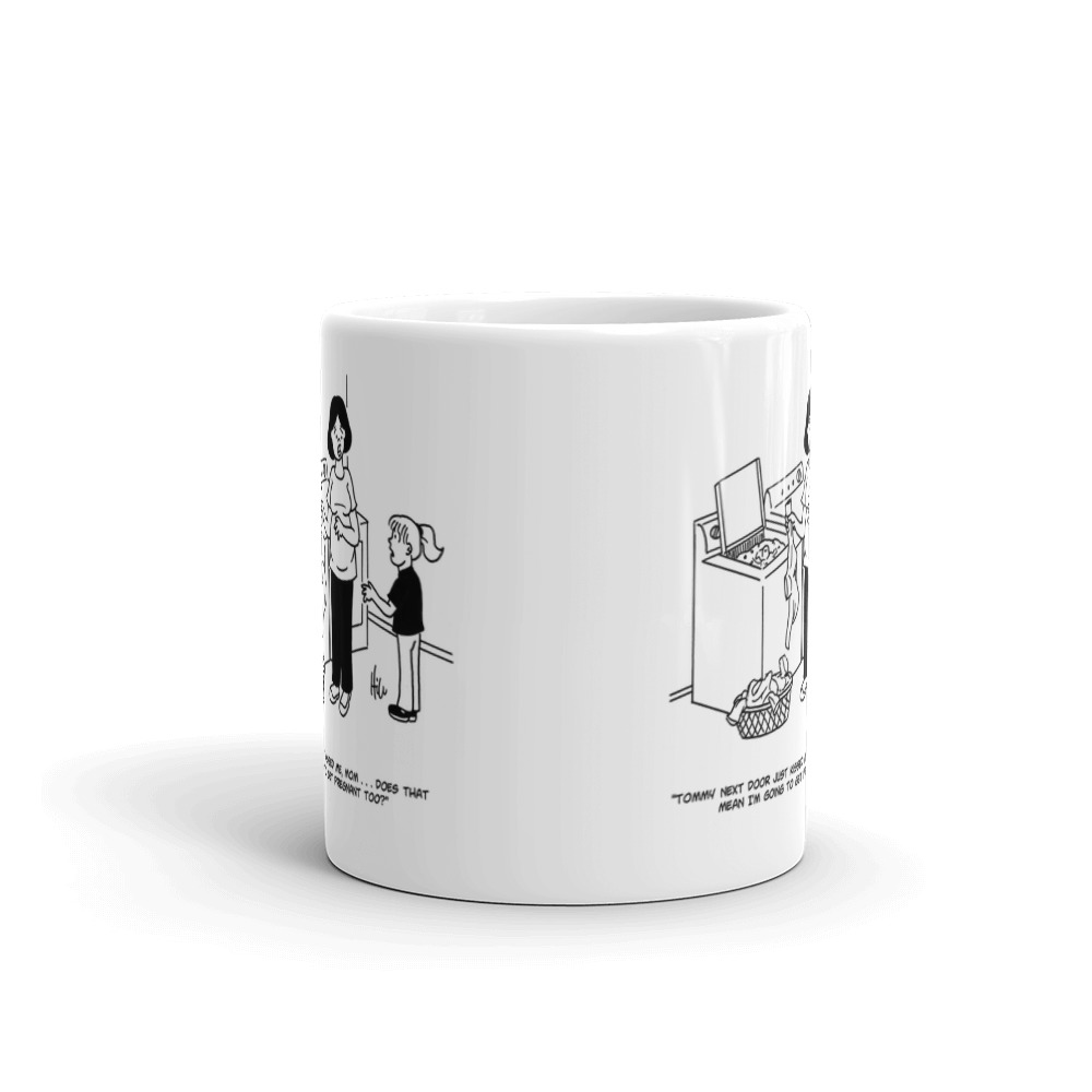 White Glossy Mug