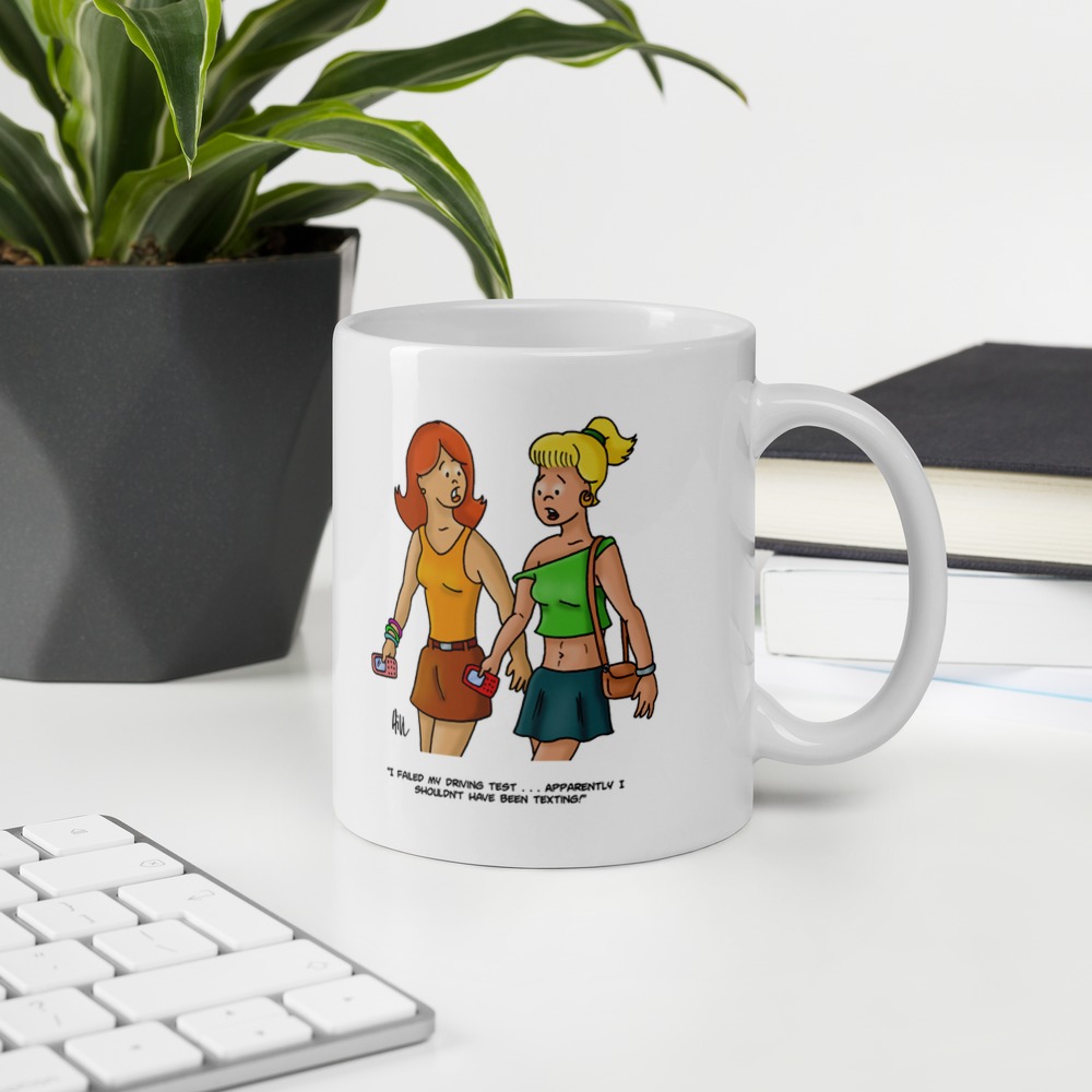 White Glossy Mug
