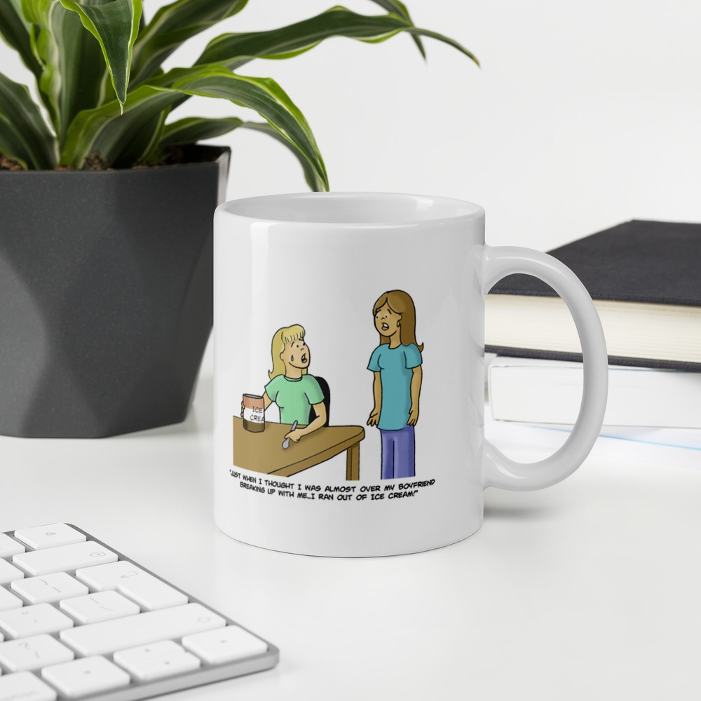 White Glossy Mug