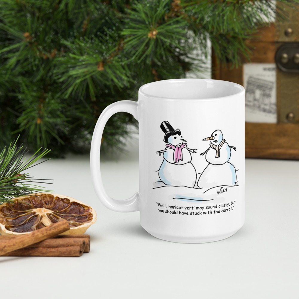 White Glossy Mug