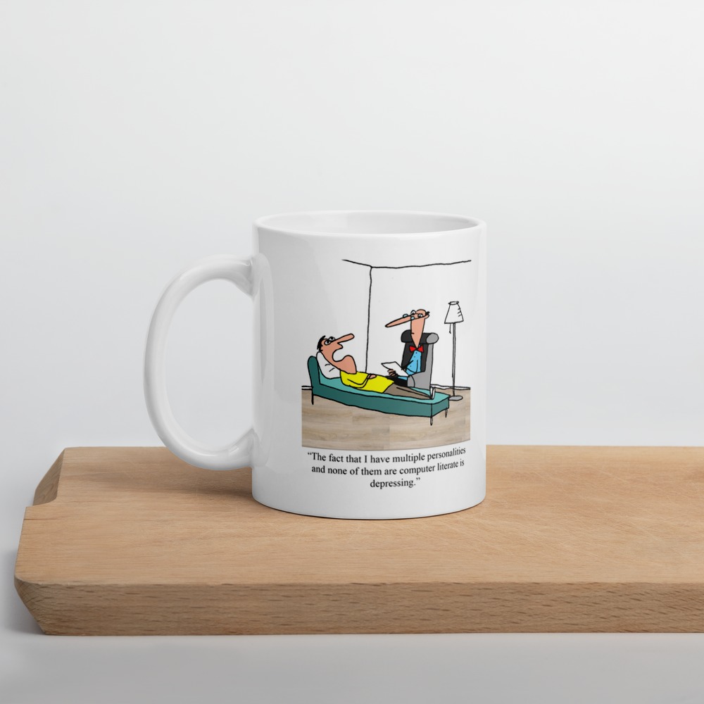 White Glossy Mug