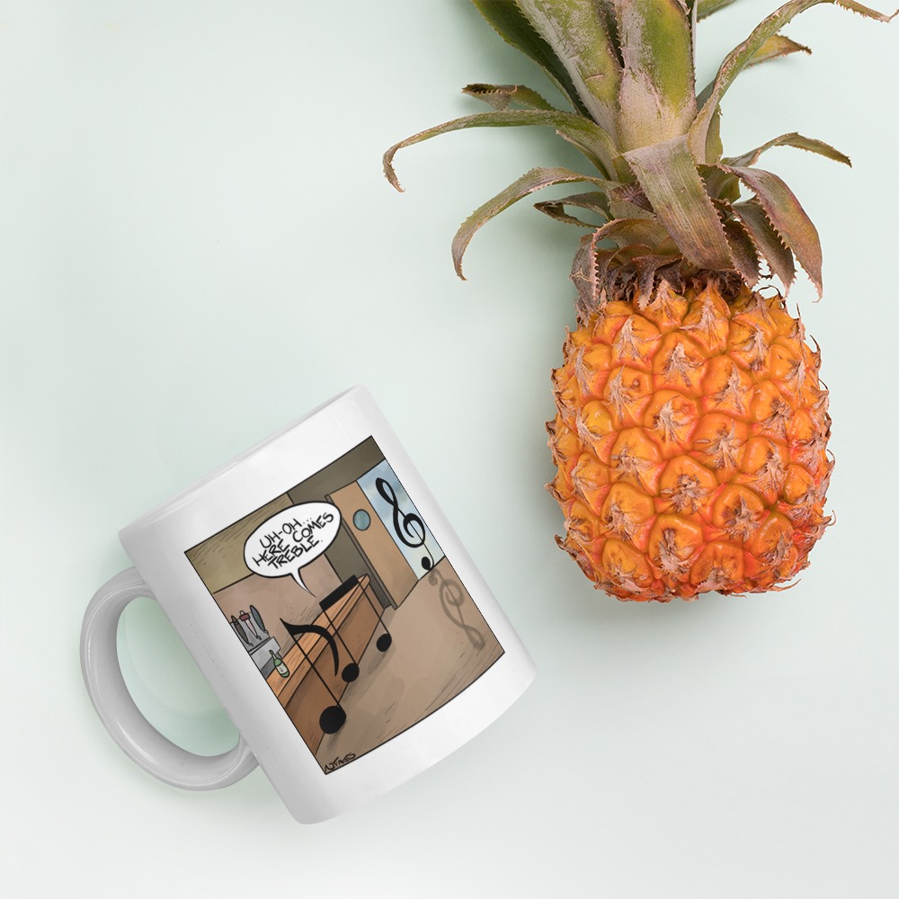 White Glossy Mug