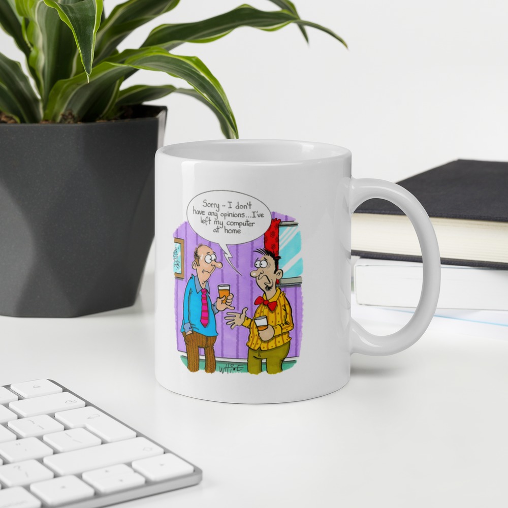 White Glossy Mug