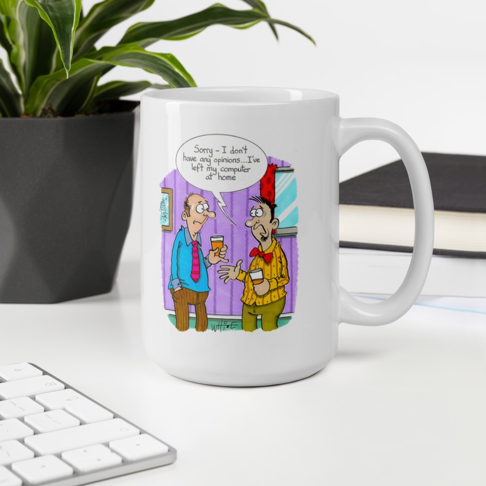 White Glossy Mug