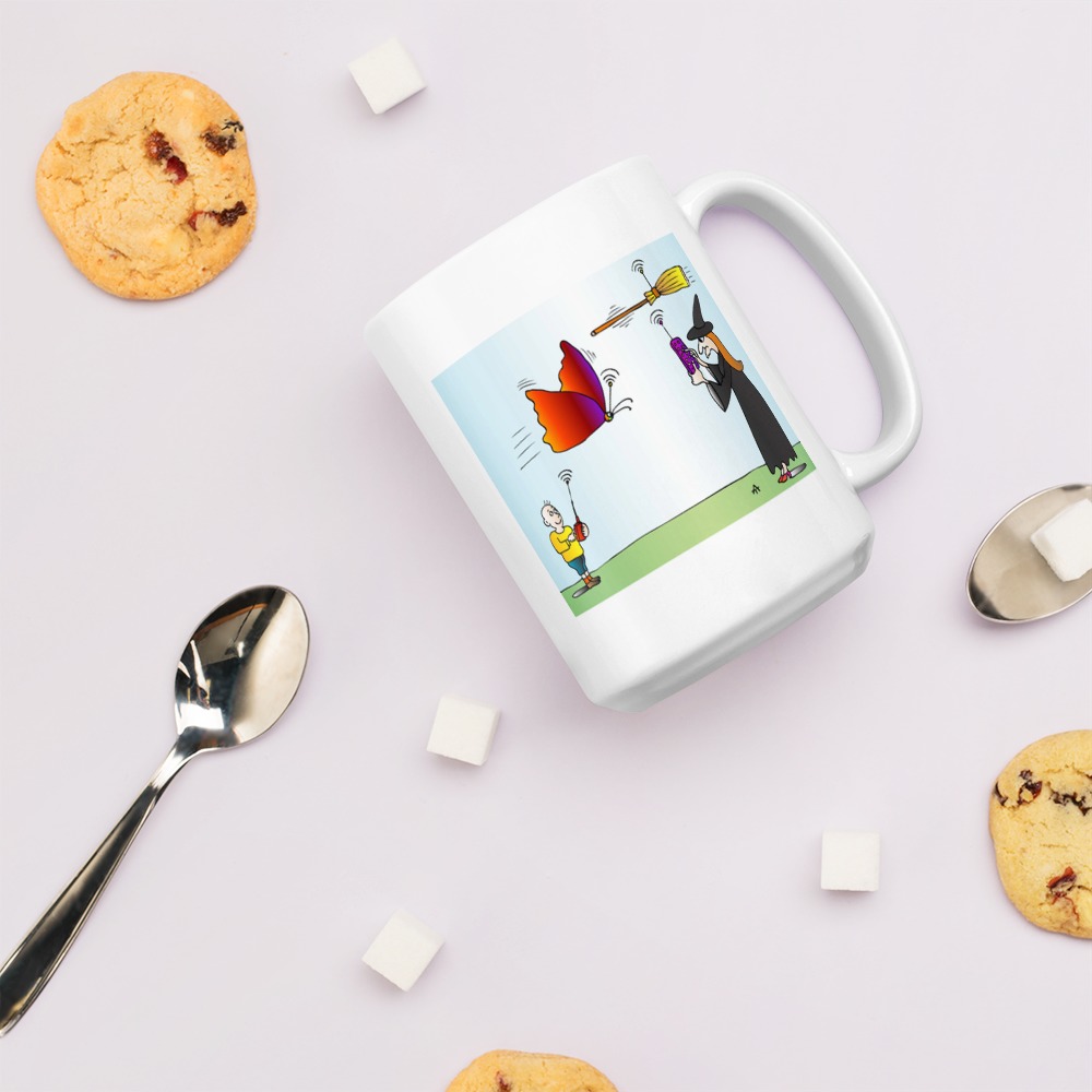 White Glossy Mug