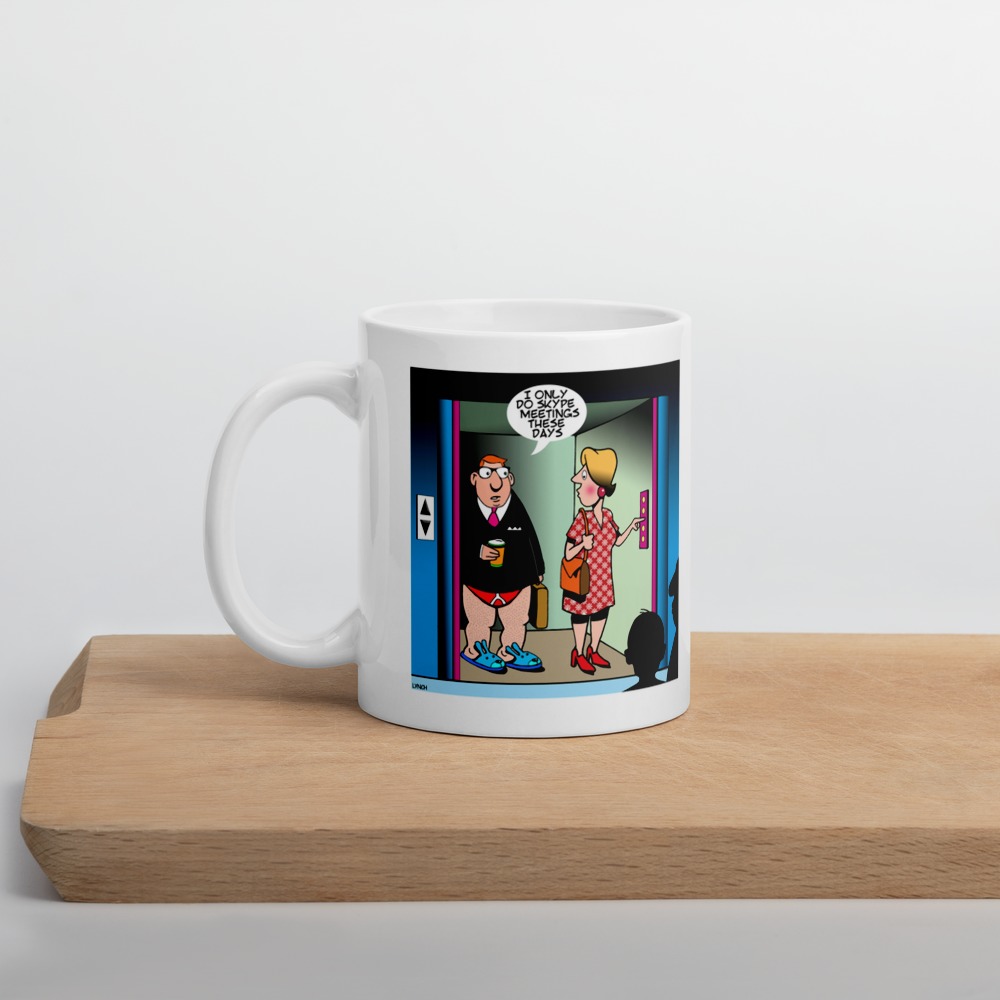 White Glossy Mug
