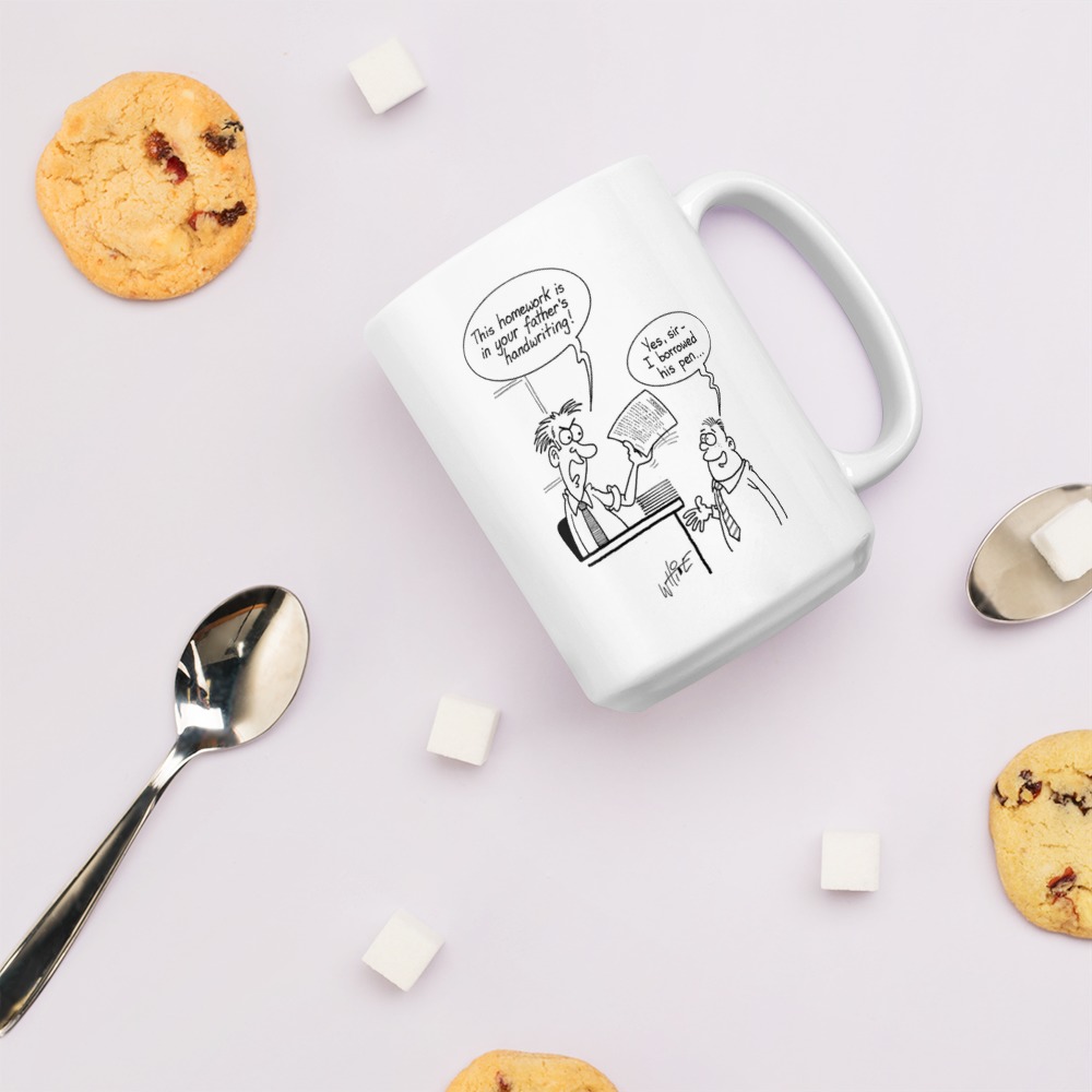 White Glossy Mug