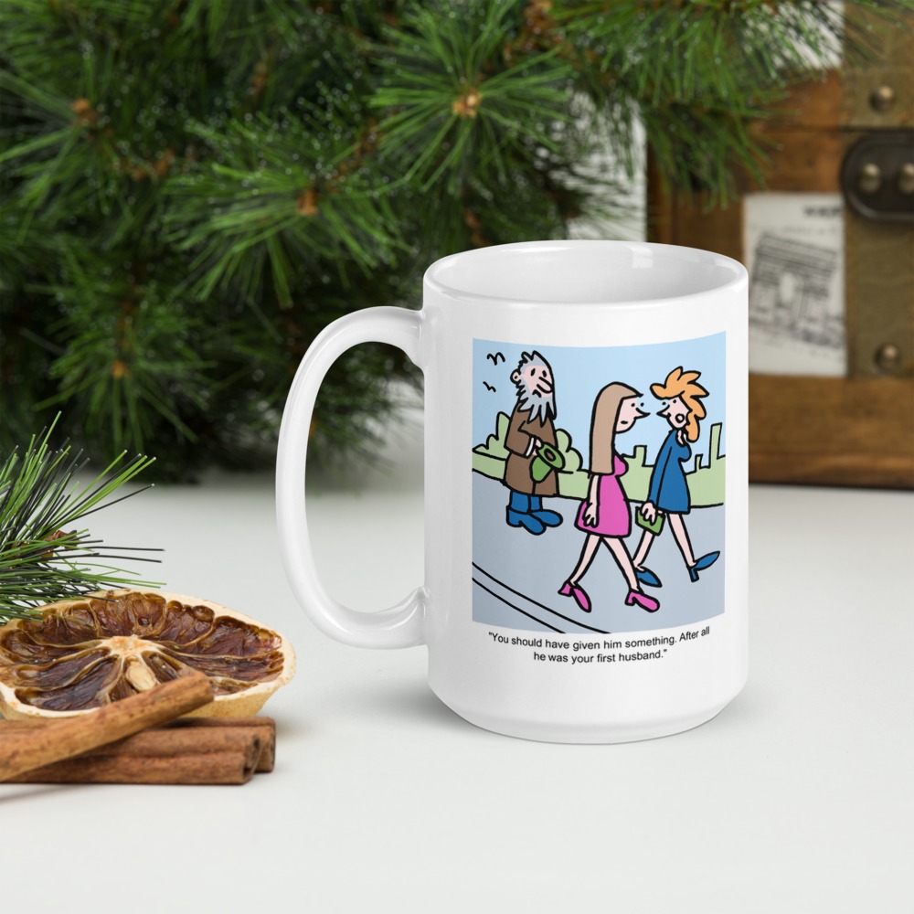 White Glossy Mug