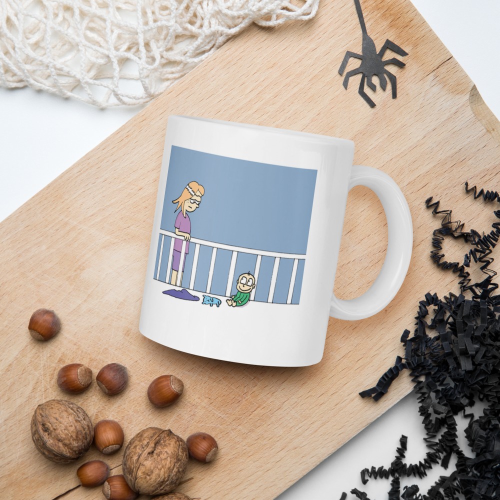 White Glossy Mug