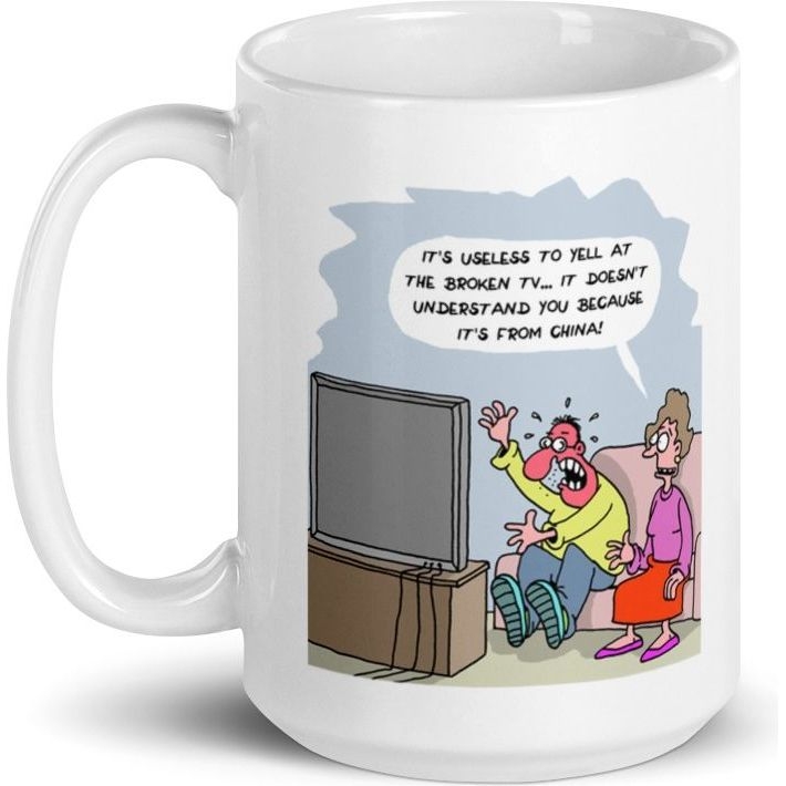 White Glossy Mug