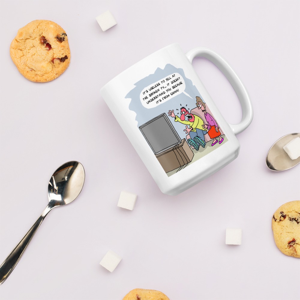 White Glossy Mug