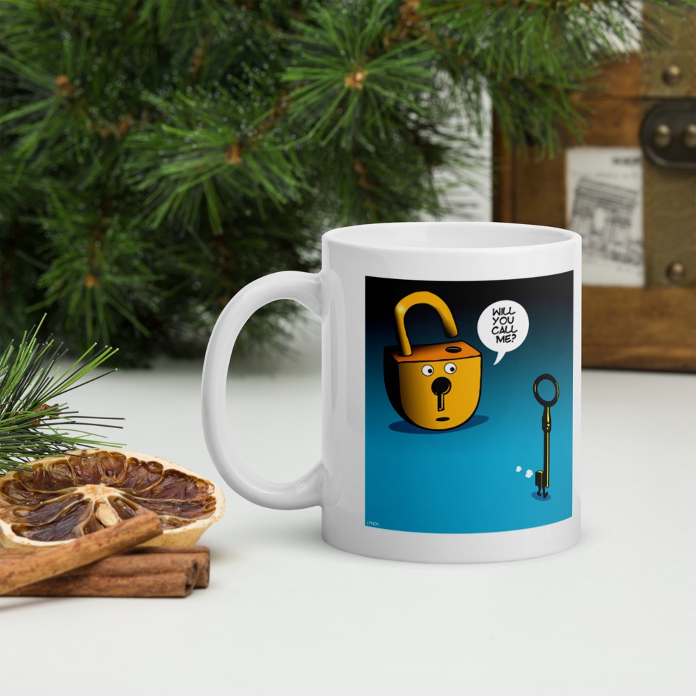 White Glossy Mug