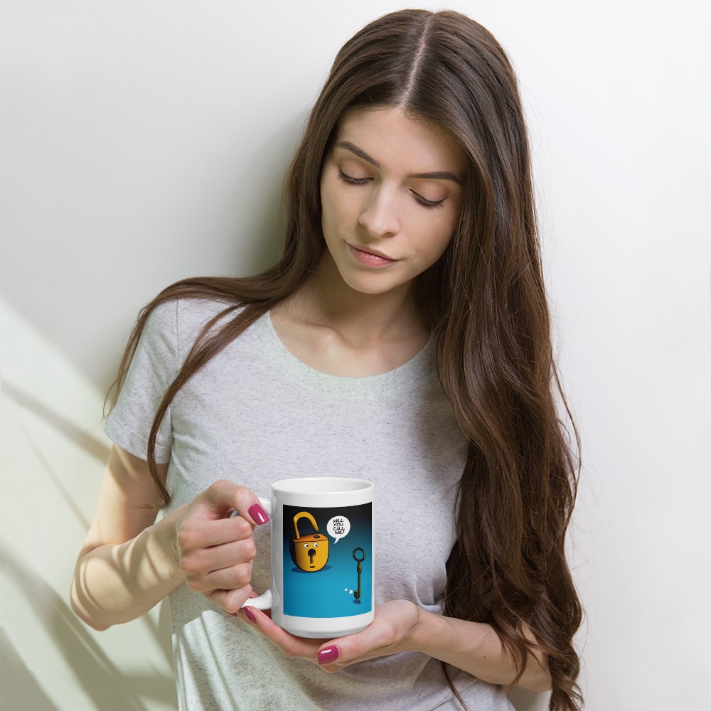 White Glossy Mug