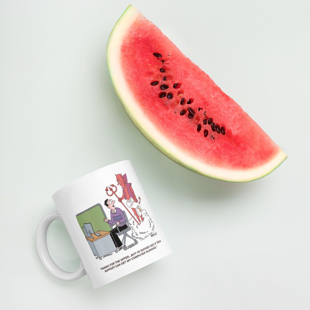 White Glossy Mug
