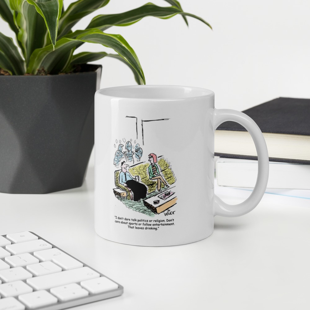 White Glossy Mug