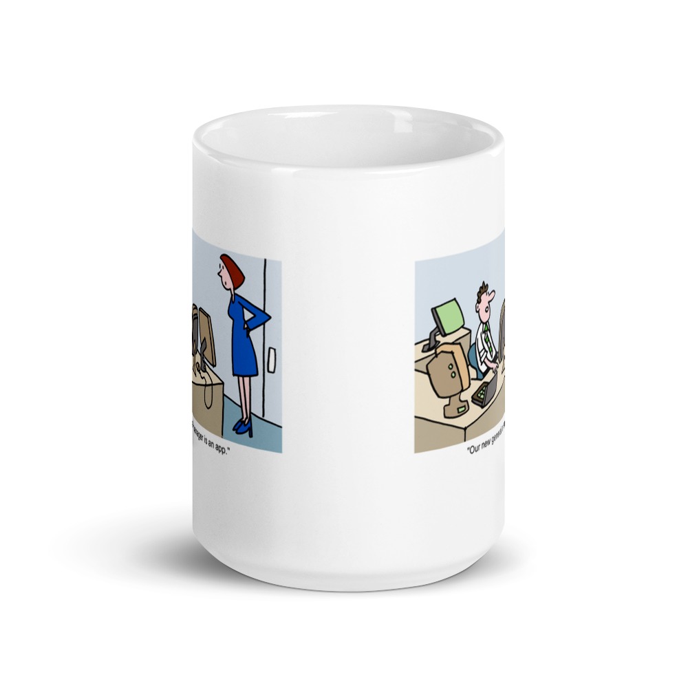White Glossy Mug